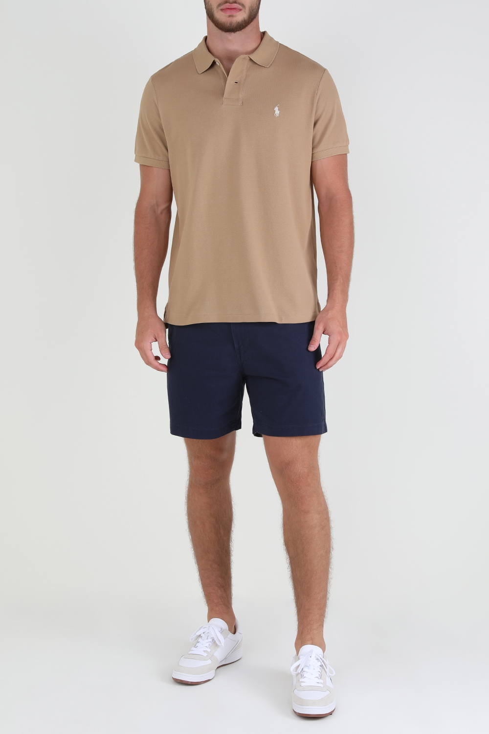 חולצת פולו עם לוגו רקום POLO RALPH LAUREN